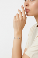 Plaqué or blanc 10 carats