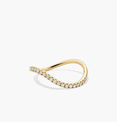 Bague Lucera en argent 925, plaqué or 10 carats | Maison Joyeria