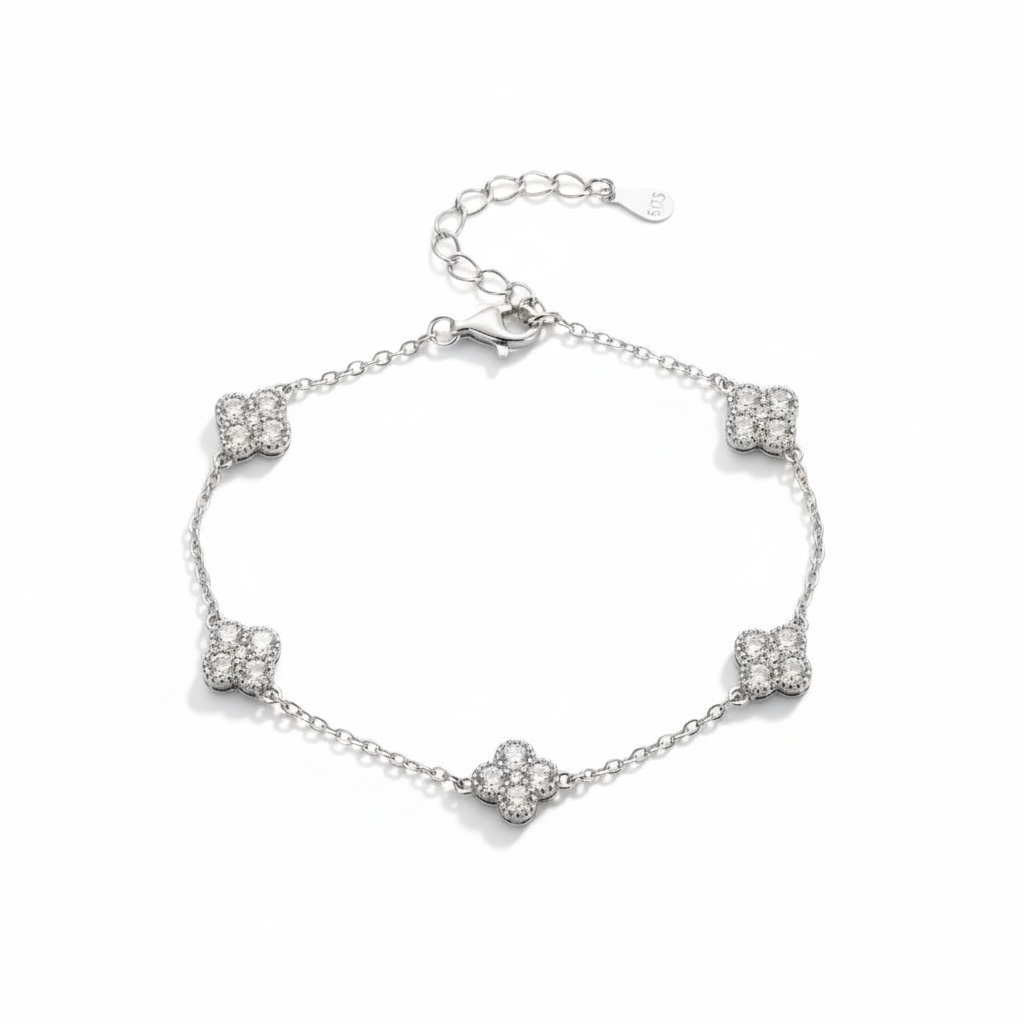 Plaqué or blanc 10 carats 