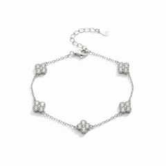 Plaqué or blanc 10 carats 