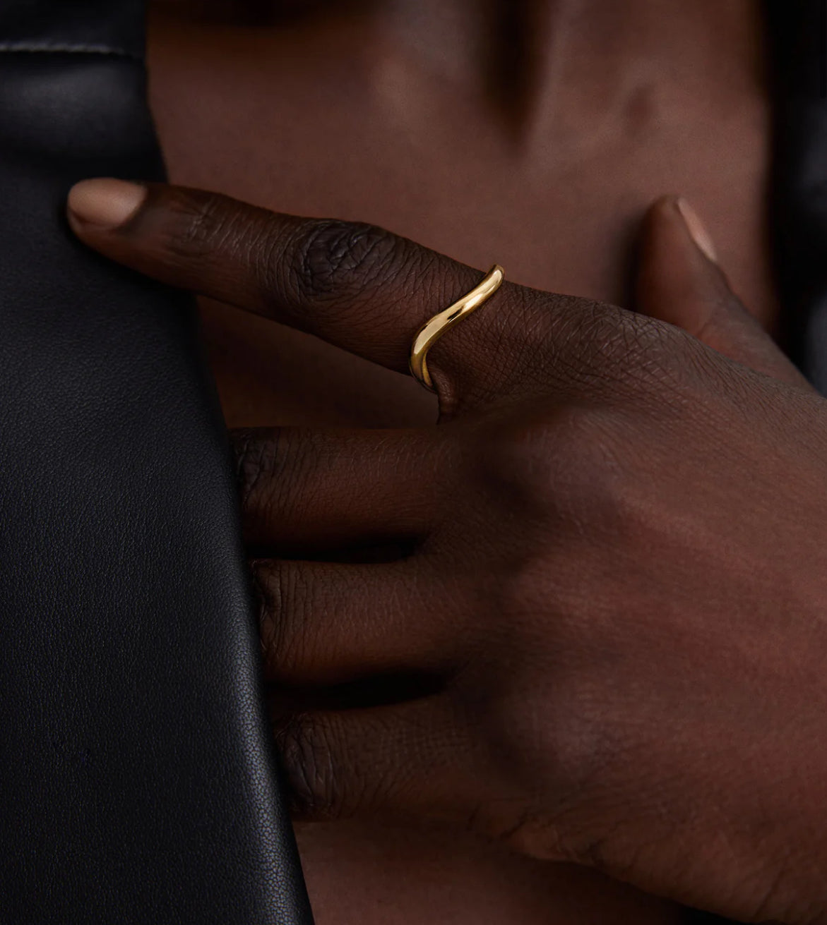 Bague Intiya en argent 925, plaqué or 10 carats | Maison Joyeria
