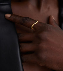 Bague Intiya en argent 925, plaqué or 10 carats | Maison Joyeria
