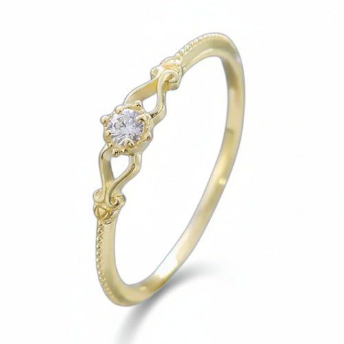Bague Ñusta en or massif 10 carats | Maison Joyeria